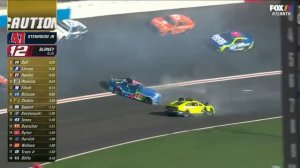 Все аварии в Атланте в рамках Кубковой серии | NASCAR НА канале FOX