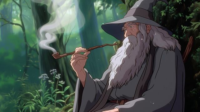 Chill with Gandalf | Lord of the Rings Lofi | Чилим с Гендальфом - лоу фай по Властелину Колец