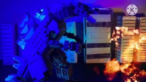 Lego Godzilla, stop motion test