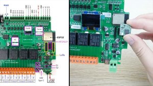 new KC868-A6 home automation board released with LoRa & OLED!