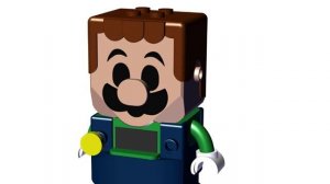 LEGO LUIGI 3D BUILD (Adventures with Luigi Starter Course 71387)