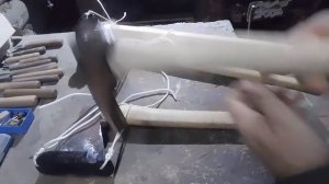 Самодельные тесла из топоров и мотыги