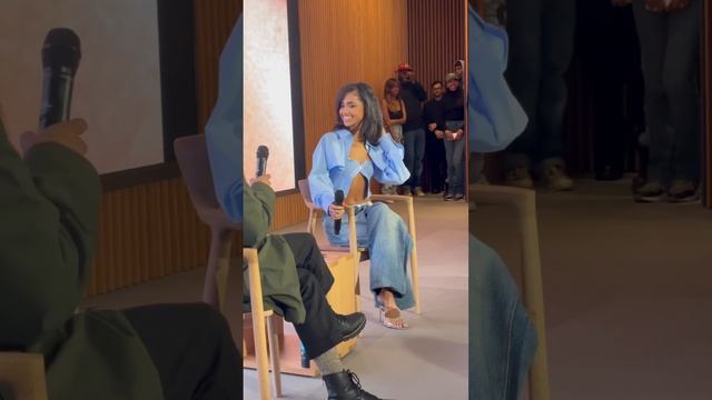 Tyla arrives to Beats x Alo event in NYC  #nyc #tyla #apple #aloyoga #applemusic