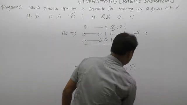 How to Turned on a bit using Bitwise Operator in C-Part154 | C Language by Java Professional