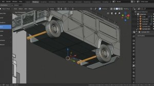 Modeling Land Rover Defender in Blender 2.80 beta, final part