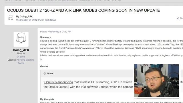 OCULUS QUEST 2 UPDATE! NO MORE $70 DOLLAR CABLE! OCULUS AIR LINK! смотреть онлайн