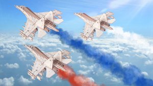 *старый вариант модели* Как собрать самолет истребитель СУ-30 Lemmo-toys