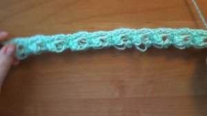 Ажурный снуд крючком