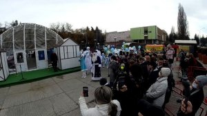 Открытие ледового катка в Кисловодске. 18.12. 2021г. Opening of the ice rink in Kislovodsk.