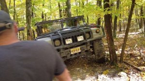 HUMMER EV vs HUMMER H1 OFFROAD in EXTREMELY NARROW Forest Trails