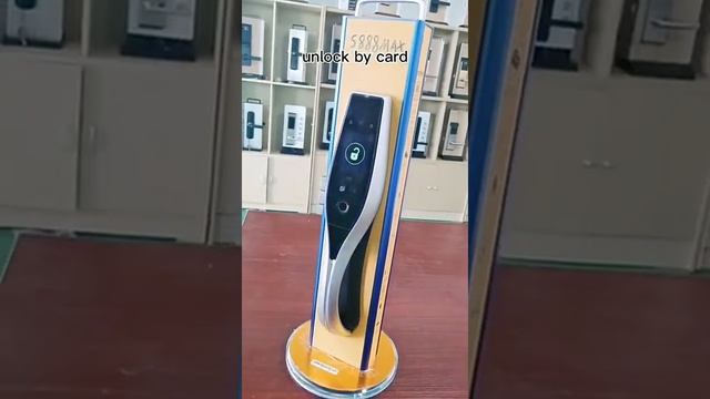 Биометрический кодовый Wi-Fi замок с камерой на дверь «HDcom SL-K-888 Tuya-WiFi»
