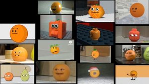 annoying orange hey apple comparison normal & reversed