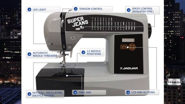 신제품 소개 재규어 홈미싱 490 슈퍼진스 / Introduction of the new product. Jaguar Sewing Machine 490 Super Jeans