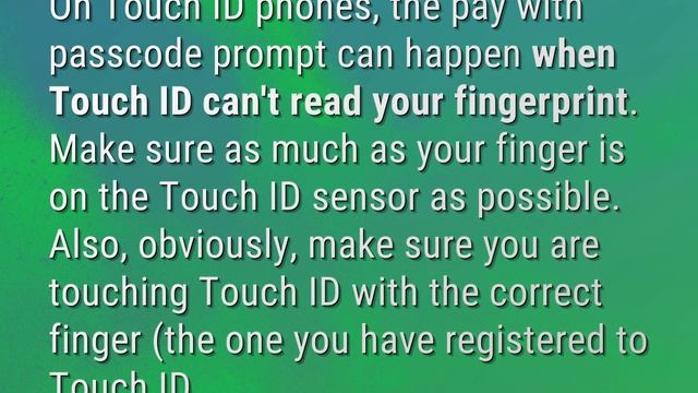 Why does my Apple Pay ask for a passcode?