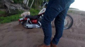 Scrambler вечерок на заливе.