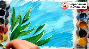 Как нарисовать Тюльпаны / Арт-друзья с Черепашки Рисовашки