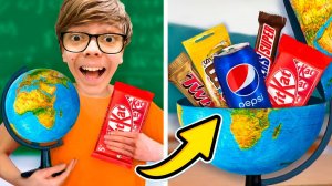 10 Способов Пронести СЛАДОСТИ в ШКОЛУ !
