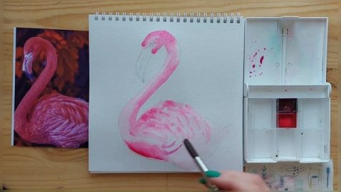 Видеоурок "Фламинго"