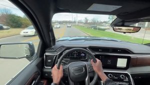 2023 GMC Sierra 1500 Denali Ultimate 6.2 V8 POV Test Drive
