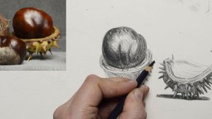 Рисуем каштаны.