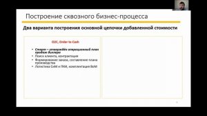 Управление сквозными процессами в холдинговых структурах