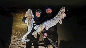 Старый новый год на подводной охоте. Кто хорошо себя ведёт - тот получает подарки!