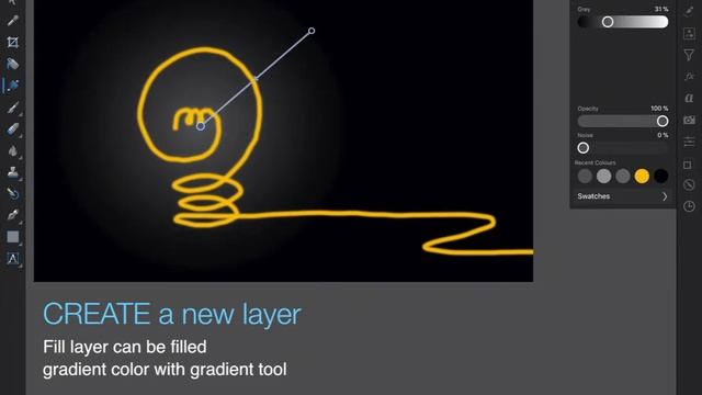 Affinity Photo iPad — LAYER operations 01 (Create new - Copy - Duplicate - Delete) смотреть онлайн