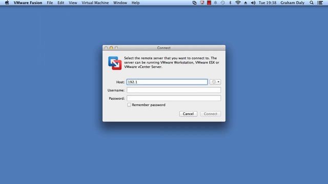 KB 2084505 How to connect to VMware vSphere using VMware Fusion 7 Pro смотреть онлайн
