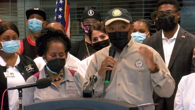 Mayor Turner, Sheila Jackson Lee, And CBC Launch New COVID Vaccination Campaign