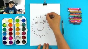 из МУЛЬТИКОВ рисунки - РыбаКит папа рисует