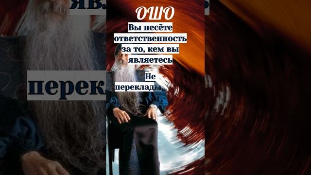 Вы несёте ответственность за то, кем вы являетесь #shortsvideo #short #shortvideo #short #ошо