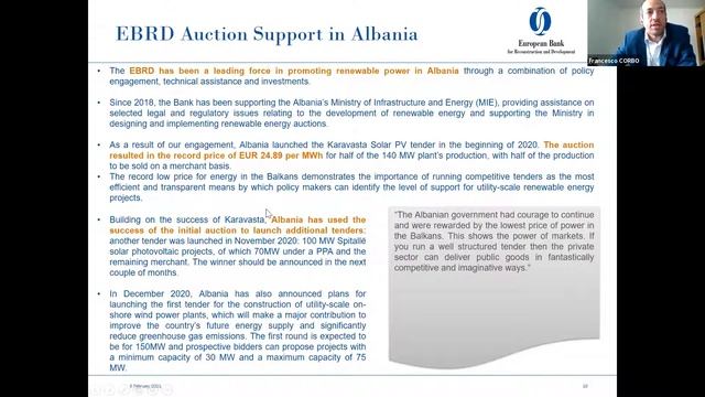 BERS-EBRD: Opportunità per le imprese italiane