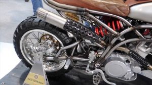 Beautiful British Handmade Scrambler  THE CCM SPITFIRE Motorcycle Live 2017