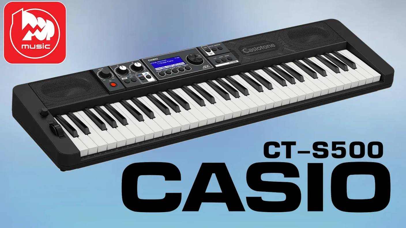 CASIO CT-S500 - очень приличный домашний синтезатор