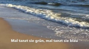 "Die Meereswelle" Gedicht