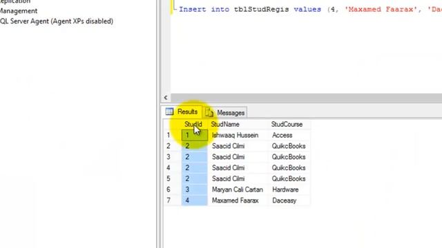 Lesson 19  Update Button    VB Visual Studio Net   Sahalsofware