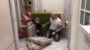 РАКЕТА ИЗ МЯГКИХ МАТОВ / МЯГКИЙ КОНСТРУКТОР МАГМАТИК / БЕЗЛИКИЕ НА ПЛАНЕТЕ ЗЕМЛЯ / СТРОИМ ИЗ ПОДУШЕК