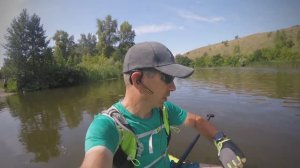 18.06.2024 Сплав по реке Медведице на сапах от пионерлагеря Нефтяник до Заречного. г.Жирновск