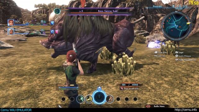Cemu WiiU Emulator - Xenoblade Chronicles X ingame (Cemu 1.6.0) смотреть онлайн