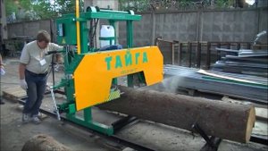 Пилорама ленточная "Тайга - Т3" с линейкой Микрон