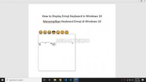 Cara Menampilkan Emoji Di Windows 10 Tanpa Aplikasi