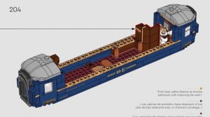 LEGO Ideas 21344, The Orient Express Train - building instructions