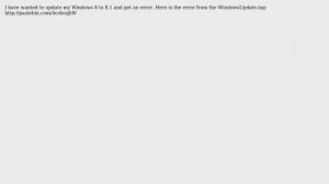 Windows 8.1 update error 0xc1900101(0x2000c)