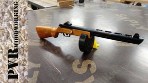 Детский автомат ППШ своими руками.