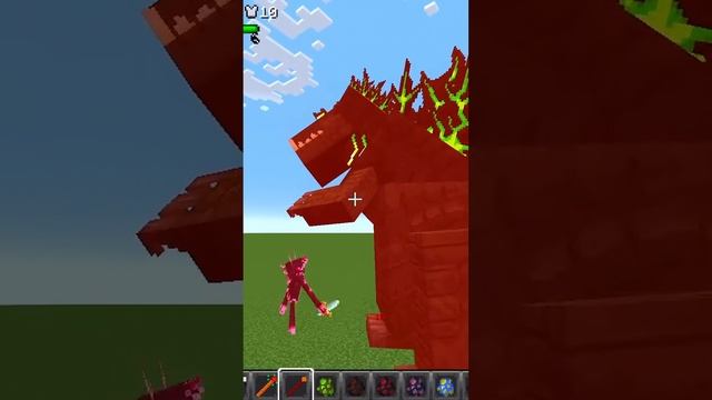 Tremorzila vs Deepling Warlock in Minecraft #shorts #Minecraft