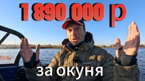Окунь за 1 890 000 рублей!