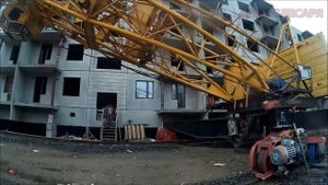 ускоренный демонтаж крана башенного 408-ого crane dismantling № #49.03
