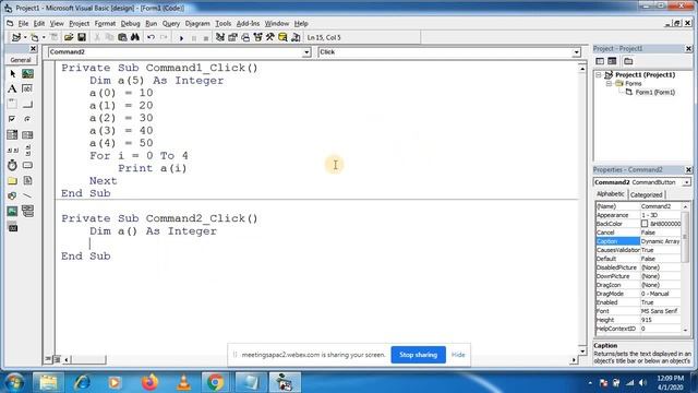 Dynamic Array in Visual Basic 6.0 | Dynamic Array Kya Hai