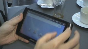 Archos 7 home tablet at CeBIT 2010
