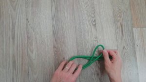 Как легко завязать узел ДВОЙНОЙ БУЛИНЬ